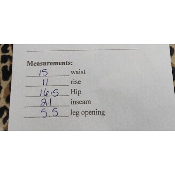 J. Crew Womens Everyday Leggings Cropped Pants Size Large Brown Black Leopard - Picture 6 of 6